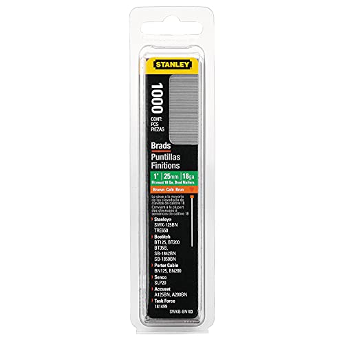 Stanley Outils - main 1000 1In. Brown Brad Nails SWKBBN100 - Bricolage & Outils Amazon France à 18.17€