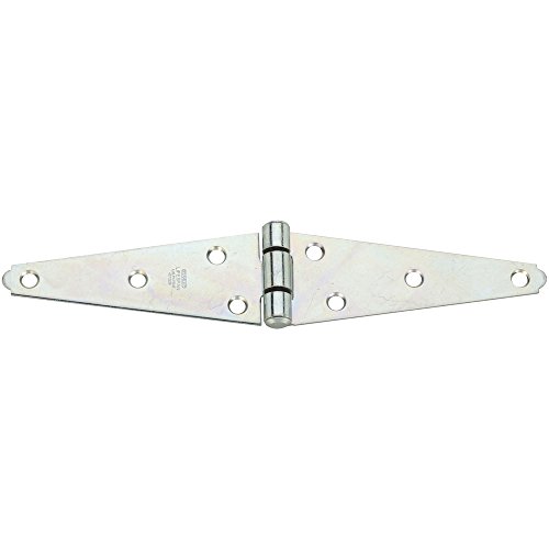 National Hardware N128-017 Heavy Strap Hinges, Zinc Plated... - Maison & Cuisine en promo à 4.26€