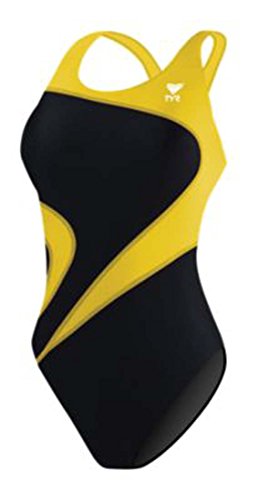 TYR Adult Alliance T-Splice Maxback Swimsuit, Black/Gold, 32 - Sports & Fitness Amazon Espagne à 74.42€