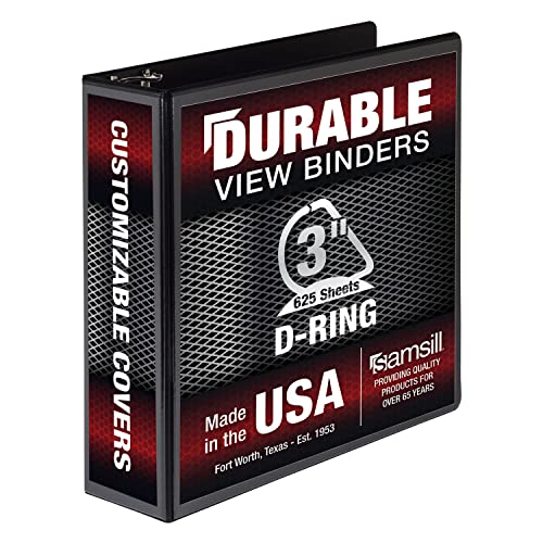 Samsill Classeur durable de 7,6 cm, fabriqué aux... - Fournitures Bureau en promo à 26.33€