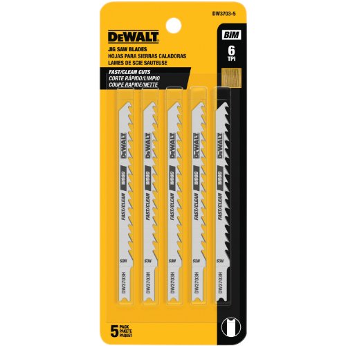 DeWalt dw3703 – 5 cm 6 TPI rápido corte limpio madera acero... - Bricolage & Outils Amazon Espagne à 31.42€