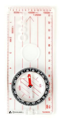 Coghlan's - Carte boussole - Liquide rempli - Transparent - Auto & Moto en promo à 8.92€