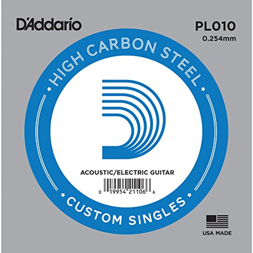 D'Addario PL010 Gitarren-Einzelsaite (für Akustik oder... - Musique & Instruments en promo à 1.40€