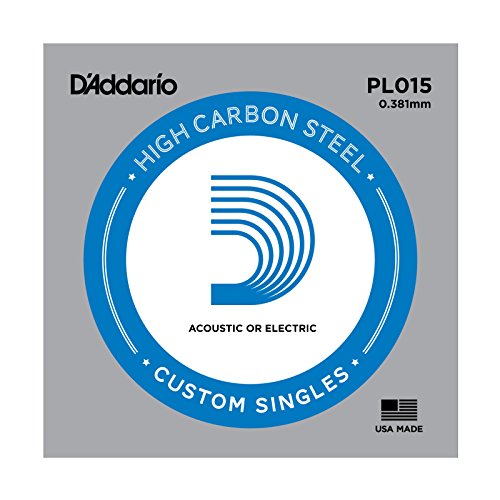 D'Addario PL015 Corde seule en acier pur pour guitare... - Bricolage & Outils Amazon France à 1.65€