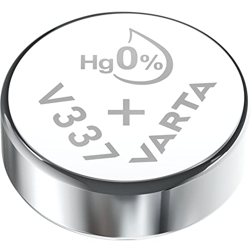 VARTA Piles Bouton V337/SR416 oxyde d'argent, lot de 1... - Animalerie Amazon France à 2.01€
