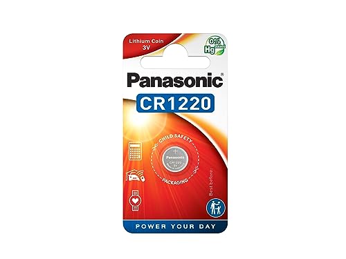 Panasonic CR1220 Pila botón de litio no-recargable, 3V... - Maison & Cuisine Amazon Espagne à 1.39€