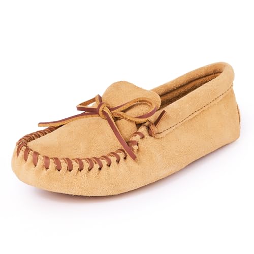 Minnetonka Leather Laced Softsole, Mocasines Hombre, Beige... - Sports & Fitness Amazon Espagne à 25.70€