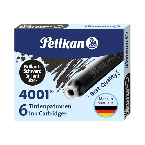 Pelikan TP6 - Cartucho tinta estilográfica, color negro - Fournitures Bureau en promo à 1.13€