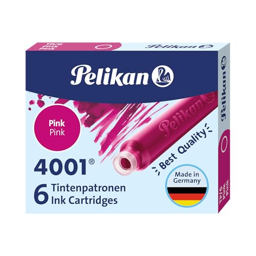 Pelikan 6 Pink Ink Cartridges 4001 (321075) - Auto & Moto Amazon Royaume-Uni à 1.36€