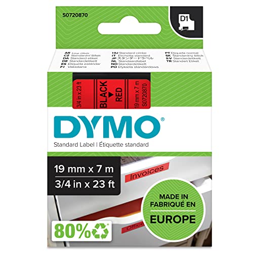 DYMO D1 étiquettes autocollantes authentiques de hautes... - Fournitures Bureau Amazon France à 11.19€