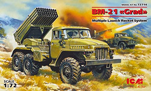 ICM 72714 BM-21 Rocket de Lancement Multiple - Jouets & Jeux en promo à 12.10€