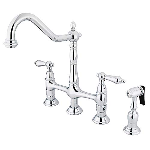 Kingston Brass KS1271ALBS Heritage Kitchen Faucet with... - Maison & Cuisine Amazon Royaume-Uni à 78.61€