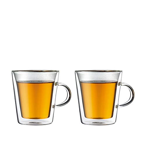 Bodum canteen: set 2 tazze, doppia parete, con manico, 0.2 l - Amazon Italy à 25.08€
