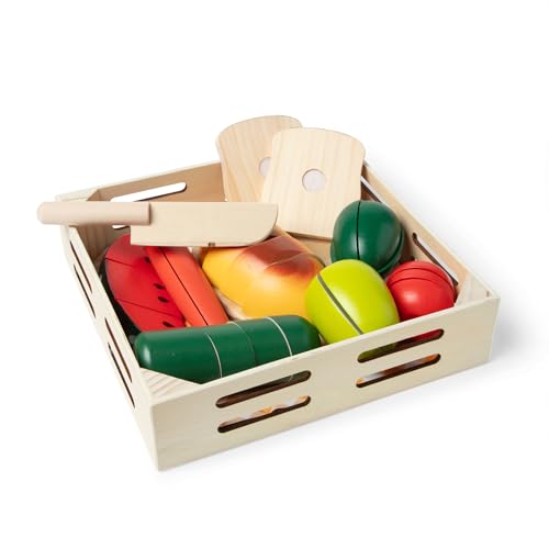 Melissa & Doug Cutting Food Play Food Set With Wooden... - Toys & Games Amazon UK à 5.99€