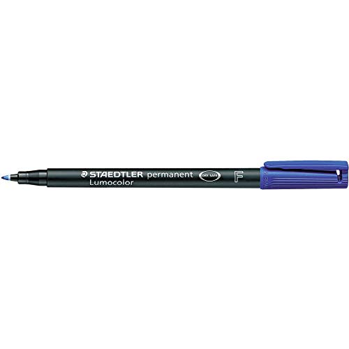 Penna a punta sintetica Lumocolor Permanent Staedtler - blu... - Fournitures Bureau en promo à 1.99€