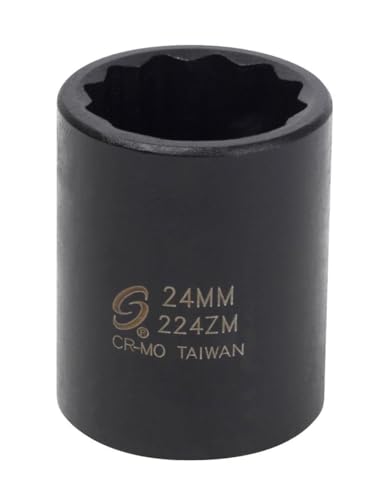SUNEX 224zm 1/5,1 cm Drive réaliser 12 pans Douille à impact - Home & Kitchen Amazon France à 9.06€