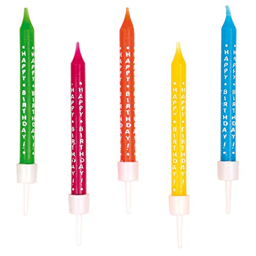 TIFANY 8013406.0 Happy Birthday Vela, Multicolor – Juego de... - Maison & Cuisine en promo à 3.49€