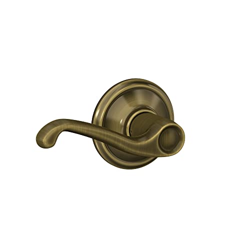 Schlage F10VFLA609 Flair Passage Lever, Antique Brass - Maison & Cuisine Amazon Royaume-Uni à 6.07€
