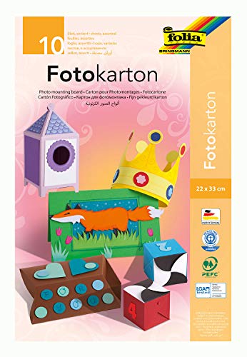 folia 606 - Block mit farbig sortiertem Fotokarton, ca. 22... - Maison & Cuisine Amazon Allemagne à 3.59€