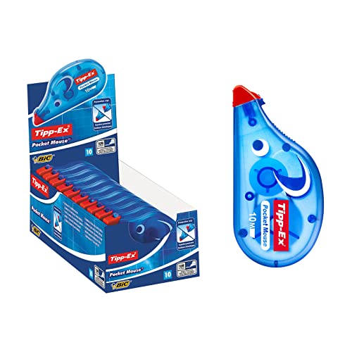 Bic Tipp-Ex Pocket Mouse Correction Tapes, Box of 10 - with... - Amazon Royaume-Uni à 16.42€