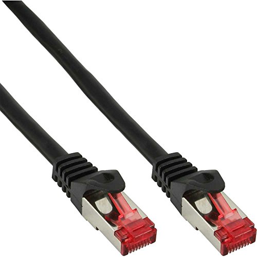 InLine Patch Cable 250 MHz Cat6 S-FTP Black 0.5 m - High-Tech & Électronique en promo à 5.19€