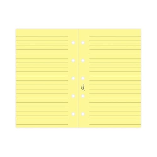 Filofax Mini Yellow Ruled Notepaper - Fournitures Bureau Amazon Royaume-Uni à 1.67€