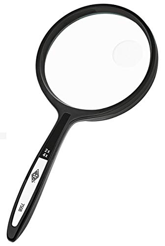 Wedo 2717508 Loupe ronde en plastique 6,3cm Noir - Fournitures Bureau en promo à 6.50€