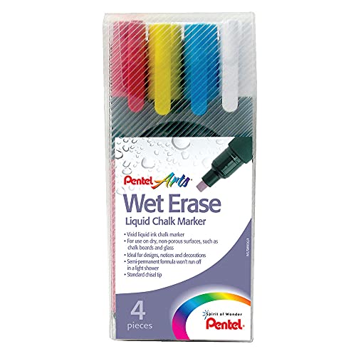 Pentel Wet Erase Chalk Marker Medium Tip - Assorted Colours... - Amazon Royaume-Uni à 8.35€