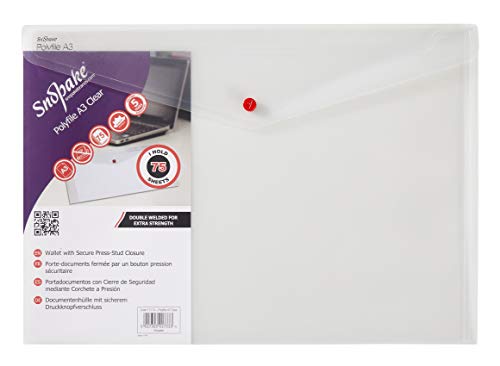 Snopake Polyfile A3 Transparent Polipropileno (PP)... - Maison & Cuisine en promo à 14.49€