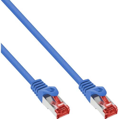 InLine 23269 Cavo Patch Lan, S/Ftp, Cat.6, 250Mhz, 3 m, Blu - Amazon Italie à 4.90€