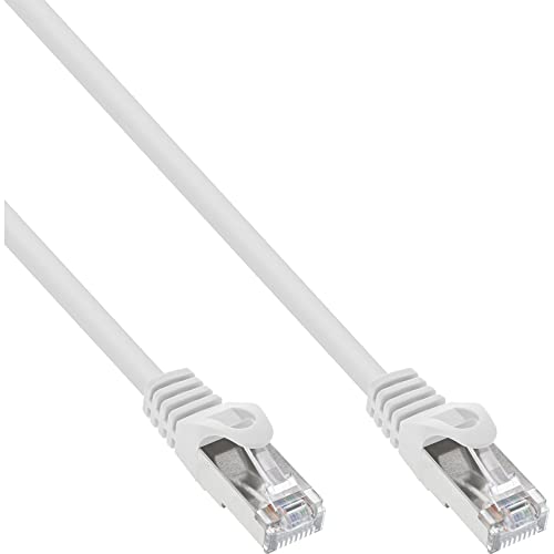 InLine 20220 Cavo Patch Lan, Sf/Utp, Cat.5E, 0.5 m, Bianco - Animalerie Amazon Italie à 1.90€