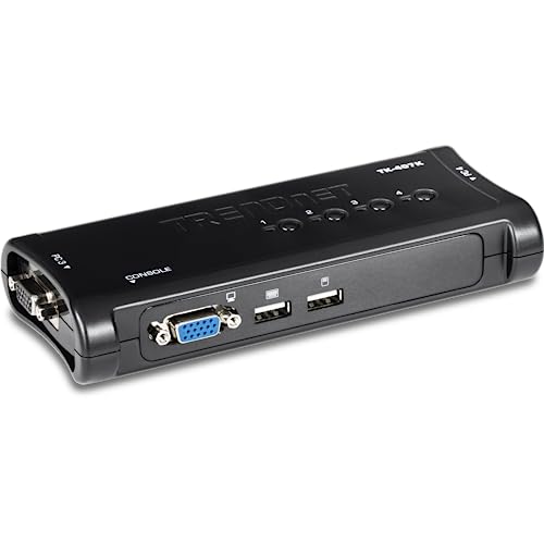 TRENDnet, TK-407K, Kit de conmutador KVM USB de 4 puertos... - High-Tech & Électronique Amazon Espagne à 53.93€
