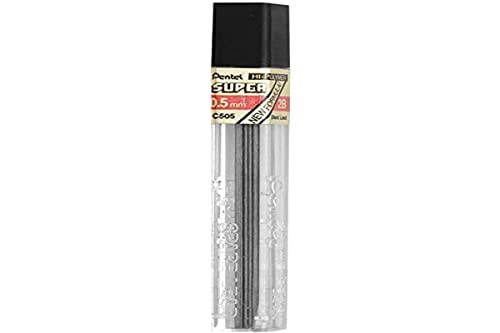 Pentel C505-2B Etui de 12 Mines 0,5 mm 2B en promo à 1,27€ (-53%) sur Amazon FR