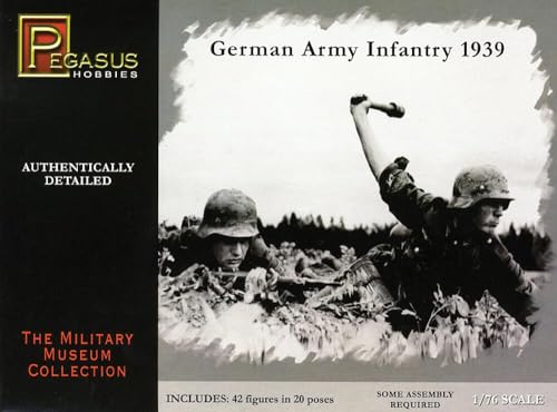 Pegasus 1/76 WW II : Infanterie Allemande, 1939 - Jouets & Jeux en promo à 11.75€