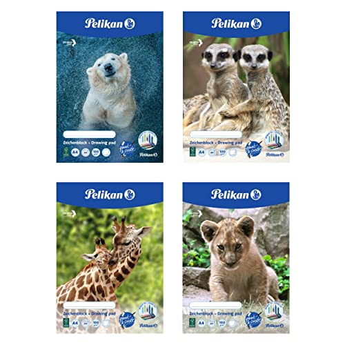 Pelikan Zeichenblock A4, 20 Blatt 100g weißes Papier, 1... - Maison & Cuisine Amazon Allemagne à 2.02€