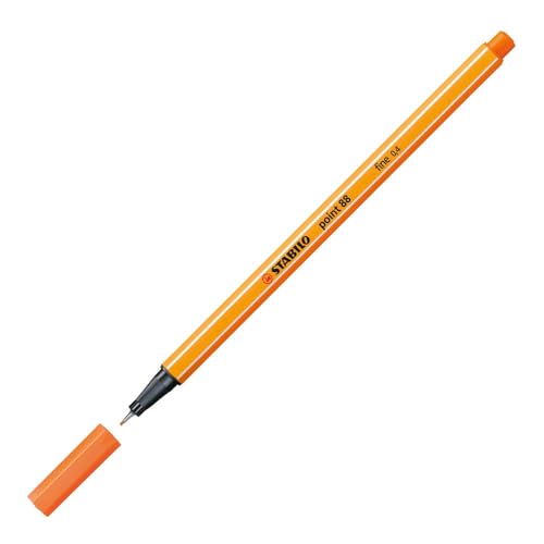 STABILO - Rotulador punta fina point 88, Color naranja - Fournitures Bureau en promo à 0.88€