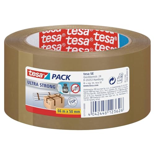 tesapack Ultra Strong - Ruban Adhésif d'Emballage en PVC... - Nouvelle promo Amazon à 7.35€