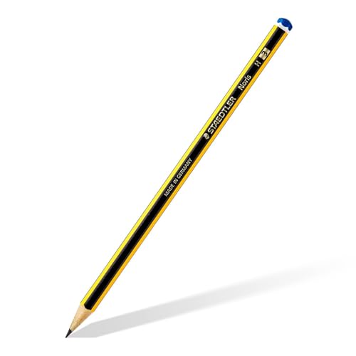 STAEDTLER Noris 095787 - Lápiz H, Negro/Amarillo - Fournitures Bureau en promo à 0.55€