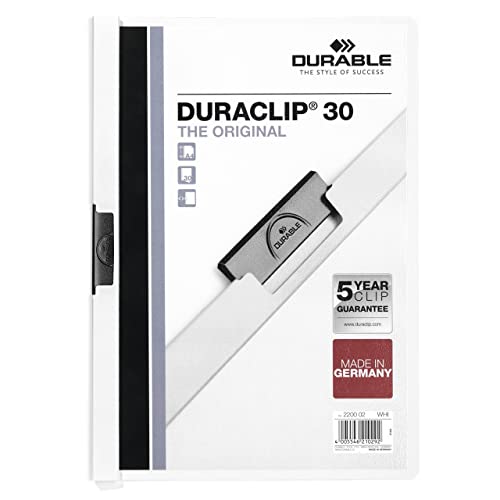 Durable DuraClip Original A4 Bianco - Fournitures Bureau Amazon Italie à 1.70€