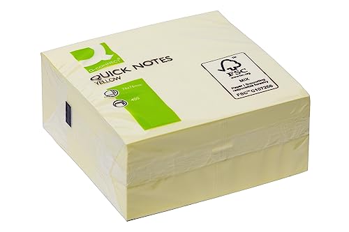 Q-Connect Bloc De Notas Adhesivas Quita Y Pon 75X75 Mm... - Bon plan à 3.13€