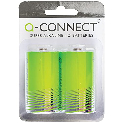 Q-CONNECT 2 x D Single-Use Battery Alcalino - Pilas... - Sports & Fitness en promo à 4.28€