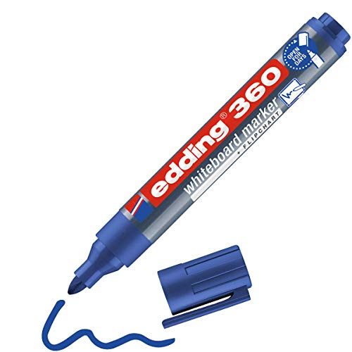 edding 360 Marqueur pour tableaux blancs - bleu - 1 stylo... - Maison & Cuisine Amazon France à 3.09€