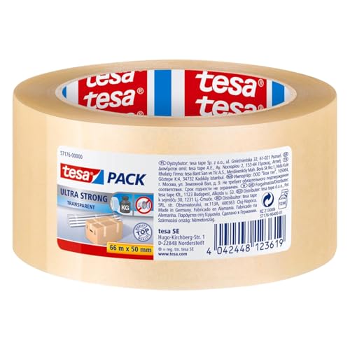 tesapack Ultra Strong - PVC Packing Tape for Firm Packaging... - Home & Kitchen Amazon UK à 6.83€