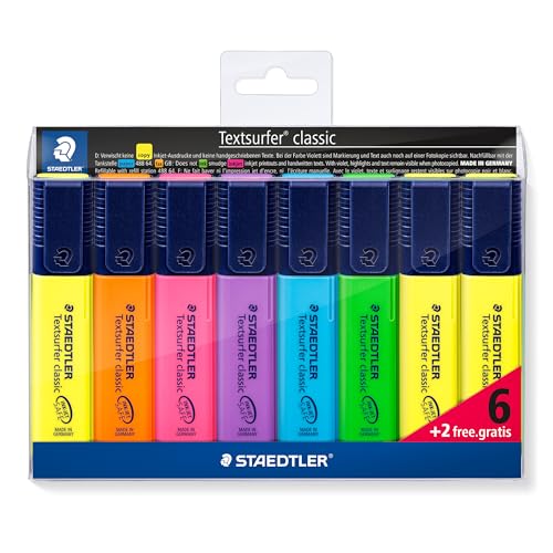 STAEDTLER Highlighter Pens Multipack - Textsurfer - Chisel... - Sports & Fitness en promo à 9.96€