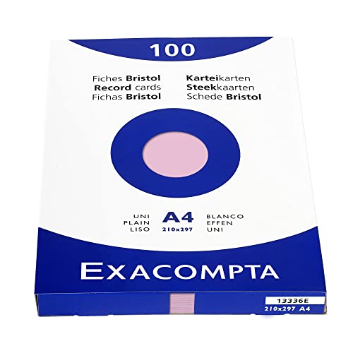 Exacompta - Ref 13336E - Bristol Plain Record Cards (Pack... - Home & Kitchen Amazon UK à 14.82€