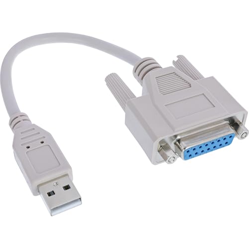 InLine 33101 USB Adapter Kabel, USB Stecker A auf 15pol... - Tech & Electronics Amazon Germany à 3.16€