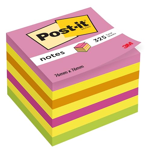 Post-it Notes Autocollantes Cube, Couleurs Neon Rainbow, 1... - Auto & Moto Amazon France à 3.00€