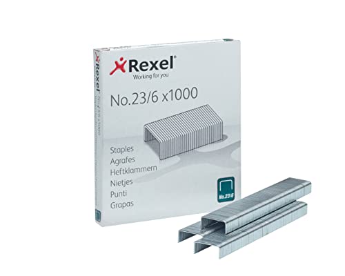 Rexel No.23/6 Staples (Pack of 1000) - Books & eBooks Amazon UK à 1.90€