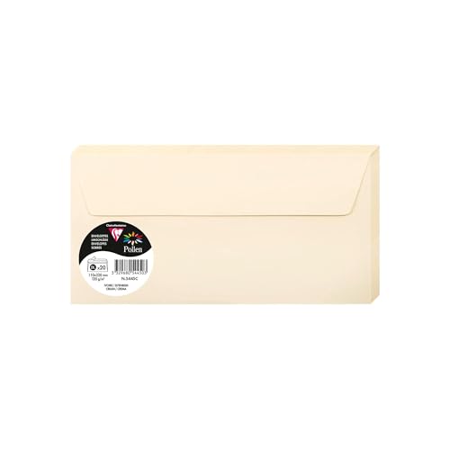 CLAIRERONTAINE - 1 LOT DE 20 ENVELOPPES POLLEN 11X22CM.... - Bon plan à 5.16€