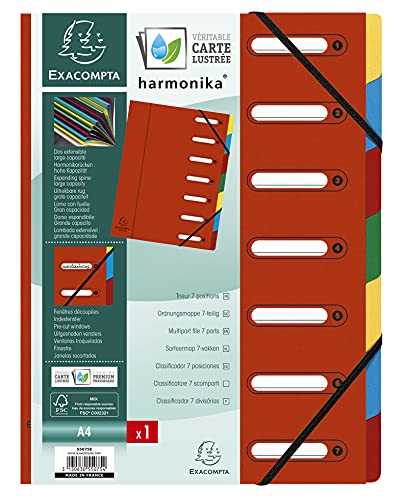 Exacompta 55075E Classificatori a Soffietto, Interno, 24x32... - Animalerie Amazon Italie à 14.11€